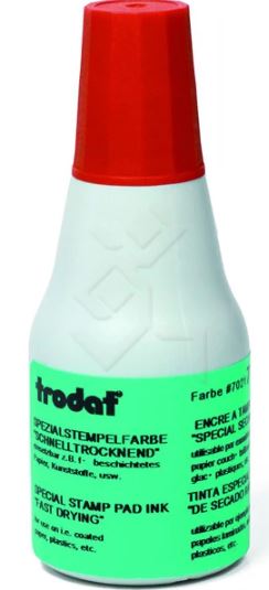 Trodat Farbe 7021, nopeasti kuivuva leimasinmuste, 25 ml