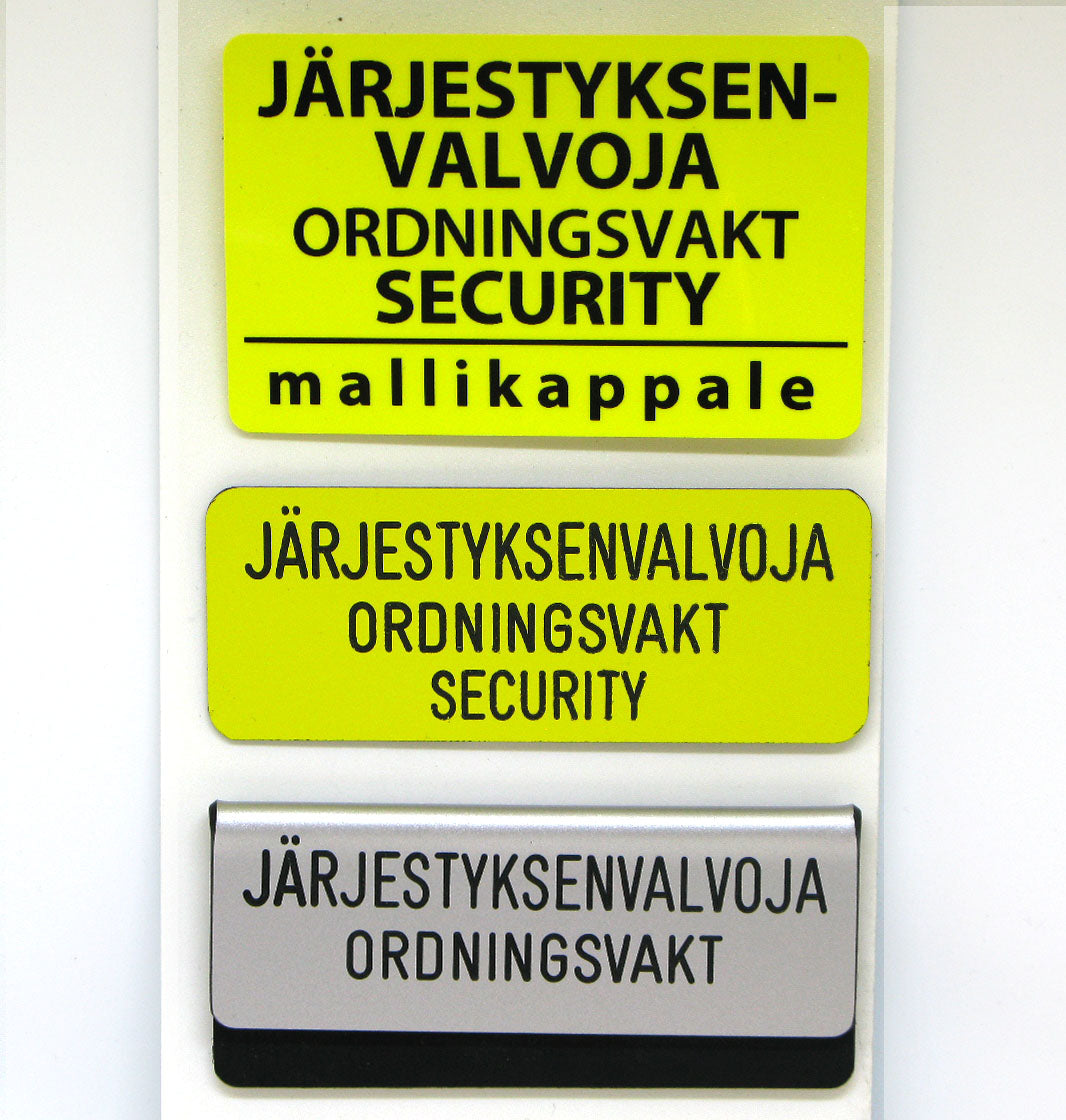 Järjestyksenvalvonta - security