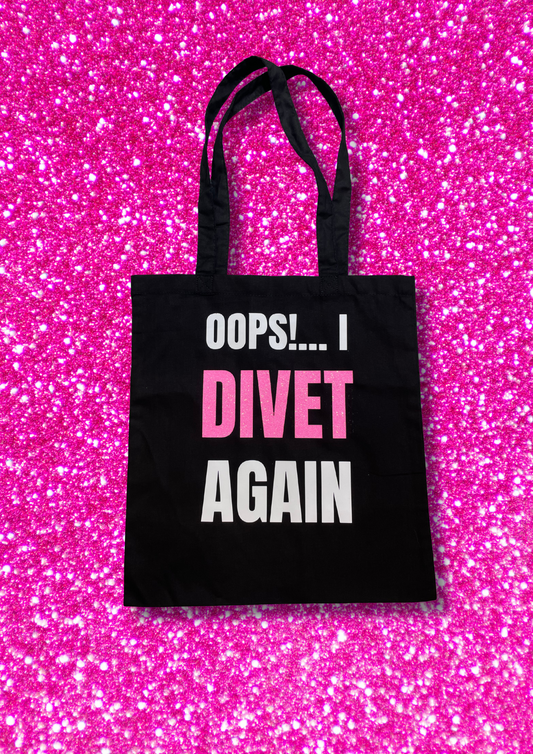Divet Show kangaskassi Oops!... I Divet again