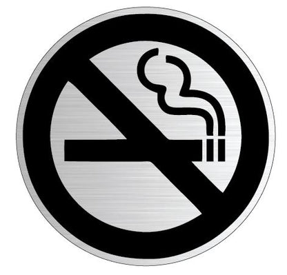 Ei tupakointia -kilpi pyöreä/No smoking sign round
