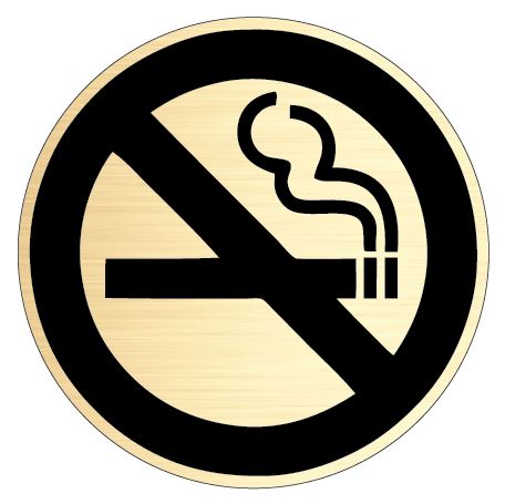 Ei tupakointia -kilpi pyöreä/No smoking sign round