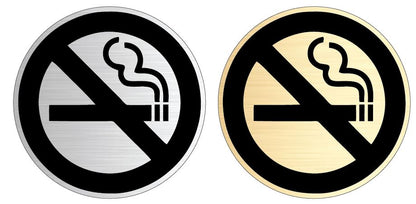Ei tupakointia -kilpi pyöreä/No smoking sign round