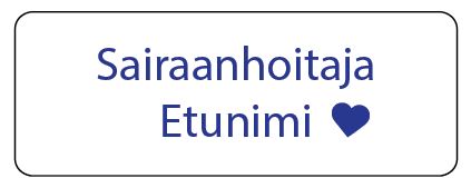 Nimineulat lähihoitaja/sairaanhoitaja