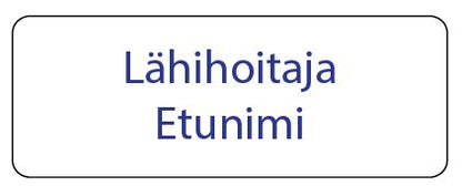 Nimineulat lähihoitaja/sairaanhoitaja