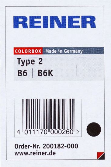 Reiner Type2 B6K -mustetyyny