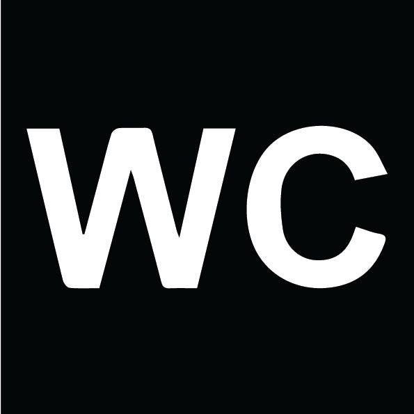 WC (teksti)- tarra
