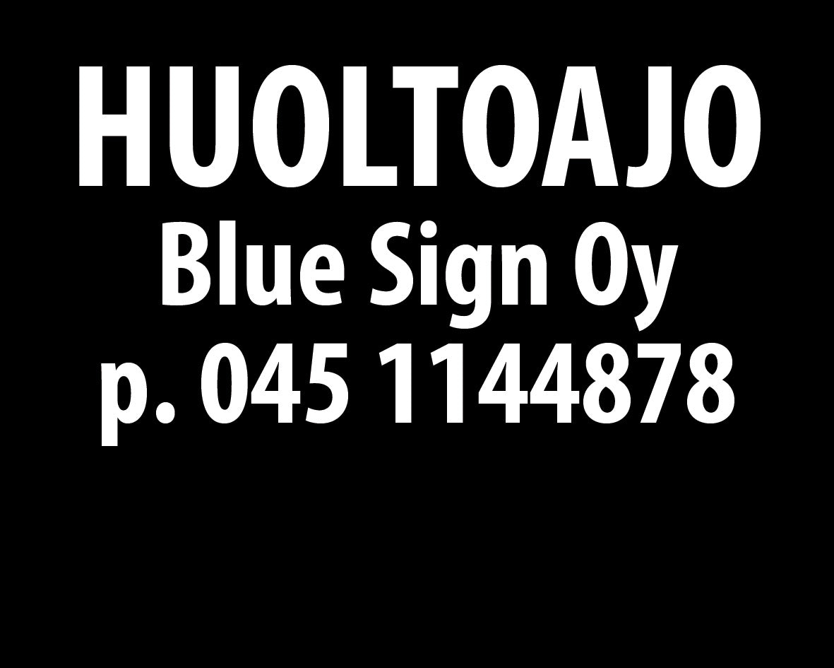 Huoltoajo-kyltti