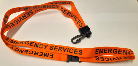 Kaulanauha EMERGENCY-tekstillä